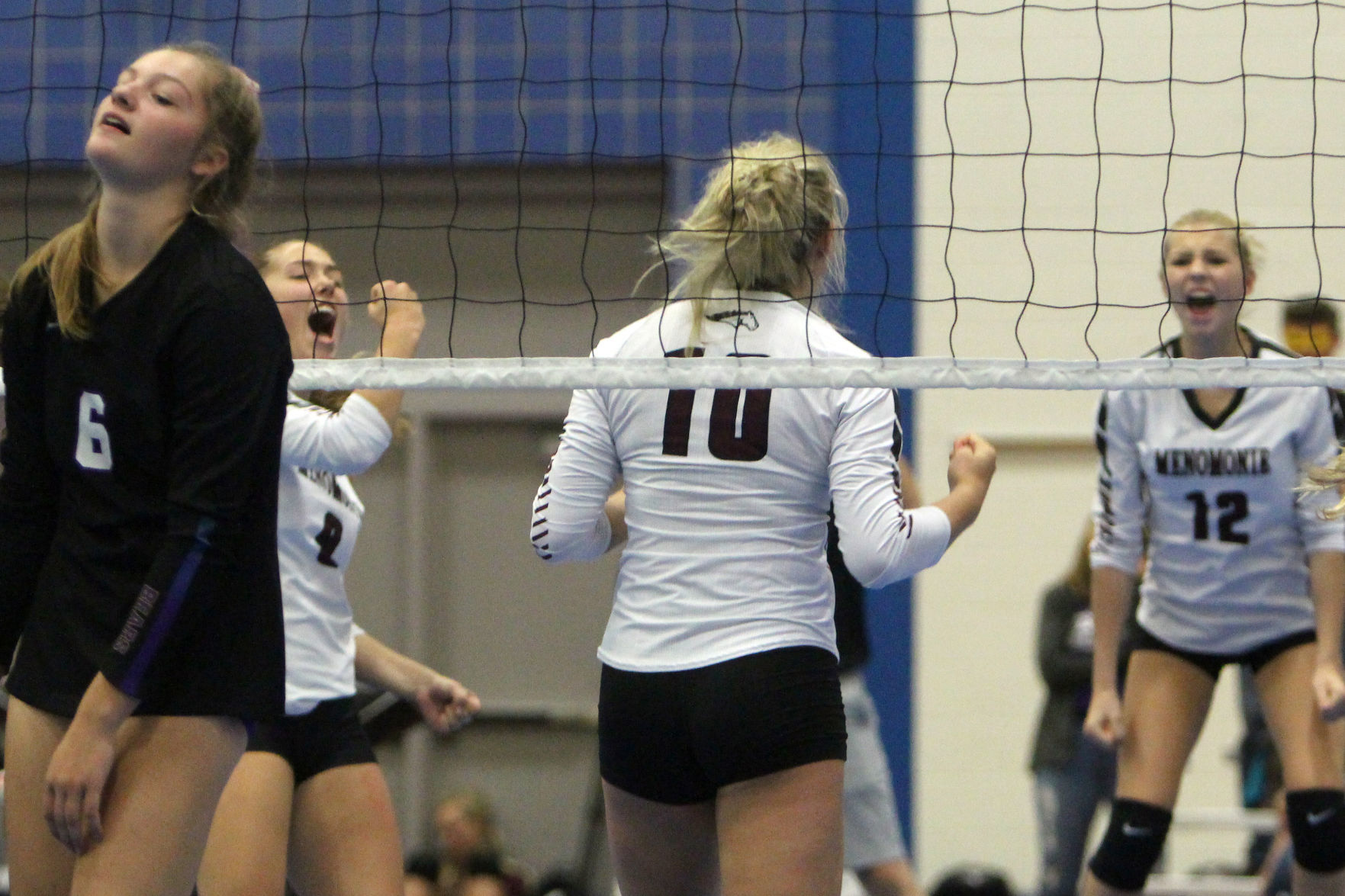 Prep volleyball sprawl at UW-Stout 8-31-19